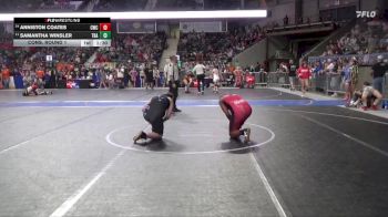 165 lbs Cons. Round 1 - Anniston Coates, Con-Kids Wrestling Club vs Samantha Winsler, Trailblazer