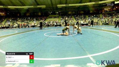 132 lbs Round Of 16 - Brendan Bell, R.a.w. vs Joshua Ashcroft, Salina Wrestling Club