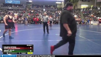 Round 2 - Grant Gillis, Millard South vs Colbyn Peters, Central City Youth Wrestling