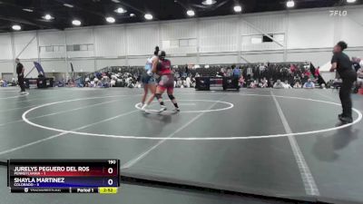 190 lbs Round 1 (6 Team) - Jurelys Peguero Del Rosario, Pennsylvania vs Shayla Martinez, Colorado