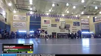 132 lbs Quarterfinal - Moon Thompson, Selah vs Mason Acord, Rogers (Spokane)