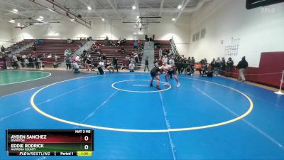 165 lbs Cons. Round 4 - Eddie Rodrick, Natrona County vs Ayden Sanchez, Riverton