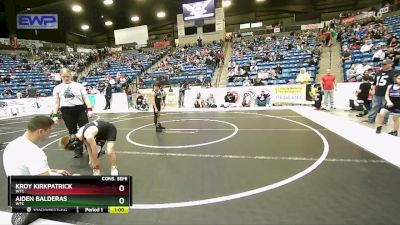 70 lbs Cons. Semi - Aiden Balderas, WTC vs Kroy Kirkpatrick, WTC