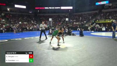 113 lbs Consi Of 16 #1 - Gabriel Vargas, Ramona vs Adrian Escobar, Canoga Park