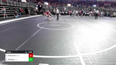 100 lbs Round Of 16 - Colton Risinger-Burton, North Desoto Wrestling Academy vs Cooper Bradley, Odessa Youth Wrestling Club