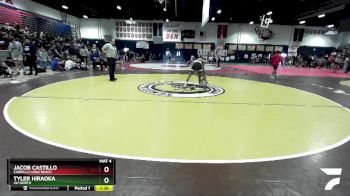 120 lbs Champ. Round 2 - Tyler Hiraoka, JW North vs Jacob Castillo, Cabrillo Long Beach