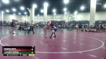 175 lbs Round 4 (10 Team) - Cameron Dorval, Youth Impact Center Blue vs Xander Ortiz, Bad Bay Wrestling Club