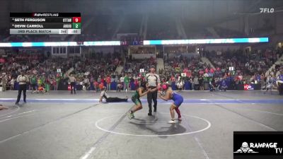 90 lbs Champ. Round 1 - Rhythym Pierce, Parsons vs Nile Houston, Linn County