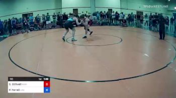 110 lbs Quarters - Sampson Stillwell, Kobra Kai Training vs Parker Ferrell, Virginia Elite Wrestling Club