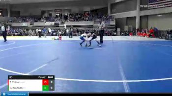 60 lbs Semis (4 Team) - Brooks Knutson, Kasson-Mantorville vs Tayton Thiner, Worthington