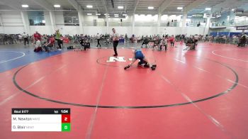 100 lbs Round Of 16 - Michael Newton, Mayo Quanchi WC vs Owen Blair, Newtown