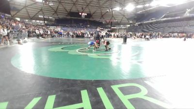 92 lbs Semifinal - Bailee Wagner, Mat Demon Wrestling Club vs Ilianna Juarez, Victory Wrestling-Central WA