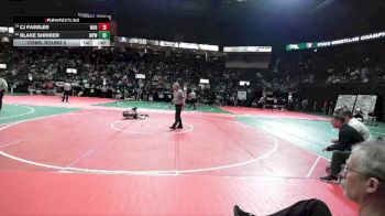 78 lbs Cons. Round 5 - Cj Fassler, WAD1 vs Blake Shrider, WPW1