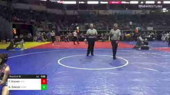 66 lbs Round Of 16 - Fisher Graves, Iowa Elite vs Kayden Sawyer, Webb City Youth Wrestling