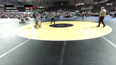 Boys 1A 120 lbs Semifinal - James Oliver, Medical Lake vs Noeh Martinez, Wapato