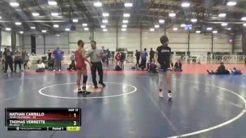 115 lbs Round 5 (6 Team) - Nathan Carrillo, Team California vs Thomas Verrette, PA Gold