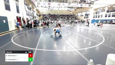 145 lbs Round Of 64 - Ryder Machado, Delaware Valley vs Nate Campbell, Norwin