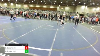 81 lbs Quarterfinal - Beau Cabrera, Legacy Elite vs Brody Shelton, Yuba Sutter Combat