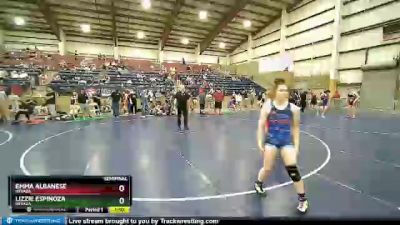 115 lbs Semifinal - Emma Albanese, Nevada vs Lizzie Espinoza, Nevada