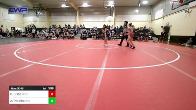 100 lbs Rr Rnd 3 - Carli Sisco, McLoud vs Alina Peralta, Broken Arrow Girls HS