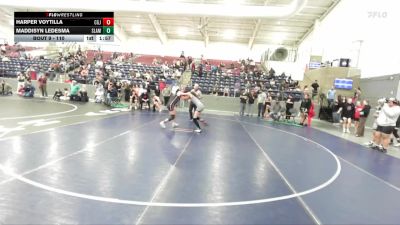 110 lbs Champ. Round 1 - Harper Voytilla, Central Grand Junction vs Maddisyn Ledesma, SLAM! NEVADA