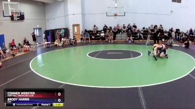 106-110 lbs Round 3 - Conner Webster, Fort Mill Wrestling Club vs Brody Harris, C2X