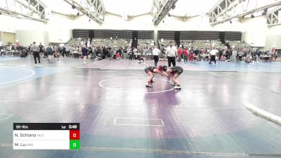 96-I lbs Consi Of 8 #2 - Nicky Schiano, Yale Street vs Max Lu, Haverford Middle School