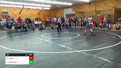 98 lbs Round Of 16 - Colton Ryan, Mount Upton vs Austin Parsons, Wapwallopen