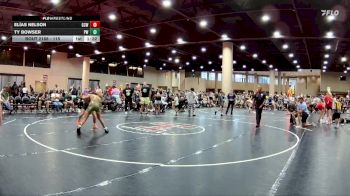 115 lbs Cons. Semi - Ty Bowser, Predator Wrestling vs Elías Nelson, Gulf Coast Wrestling