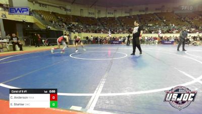 119 lbs Consi Of 8 #1 - Charles Anderson, Texas Select Wrestling vs Eli Stahler, Cowboy Wrestling Club