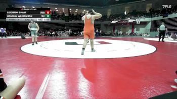 285 lbs Quarterfinals (8 Team) - Konway Williamson, SALINA vs Leighton Shaw, PAWHUSKA