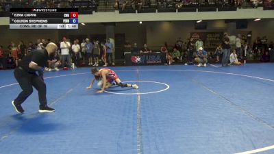 75 lbs Cons. Rd Of 16 - Ezra Cappa, Contenders Wrestling Academy vs Colton Stephens, Pennsylvania