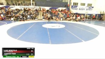 125 lbs Quarterfinal - Luke Berktold, UW-Whitewater vs Connor Fiser, Loras