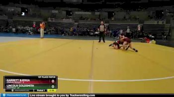 80 lbs Finals (8 Team) - Garrett Bjerga, Staples-Motley vs Lincoln Goldsmith, Chatfield