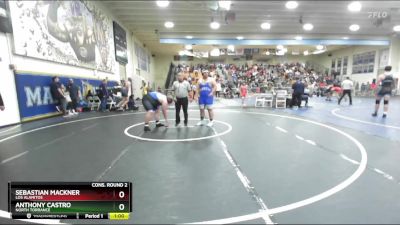 285 lbs Cons. Round 2 - Anthony Castro, North Torrance vs Sebastian Mackner, Los Alamitos