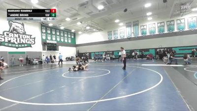 120 lbs Champ. Round 2 - Mariano Ramirez, Yucca Valley vs Andre Bruns, Ventura