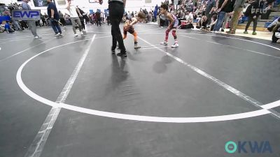 52 lbs Final - Karter Kaulaity, ANADARKO vs Lynx Lehman, Lexington Wrestling Club