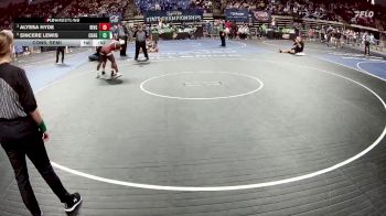 G 126 lbs Cons. Semi - Alyssa Hyde, Riverdale Girls vs Sincere Lewis, Chalmette Girls