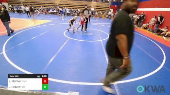 73 lbs Quarterfinal - Lincoln McPhail, Team Tulsa Wrestling Club vs Jace Hebert, Poteau Youth Wrestling Academy