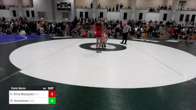 106 lbs Consolation - Edrian Oliva Bojoquez, New Bedford vs Nathan Gonsalves, Middleborough