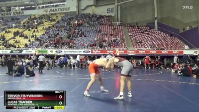 184 lbs Semis (4 Team) - Trevor Stuyvenberg, Indiana Tech vs Lucas Thacker, Montana State-Northern