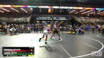 3A 113 lbs 3rd Place Match - Gabriel Tellez, Southwest Miami vs Frederick Mitchum, Miami Southridge Hs