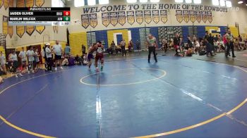 150 lbs Semis & Wb (16 Team) - Jaiden Oliver, Alpha Dogs vs Marlin Wilcox, Athens Christian