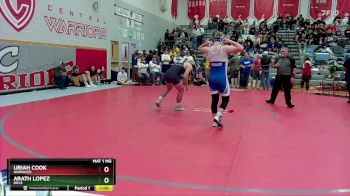 190 lbs Cons. Round 2 - Arath Lopez, Rifle vs Uriah Cook, Norwood