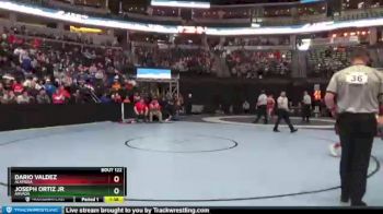 120 lbs Quarterfinal - Dario Valdez, Alamosa vs Joseph Ortiz Jr, Arvada