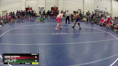 220 lbs Round 2 (6 Team) - Asher McKenna, Nebraska Red vs Layne James, Team Arizona