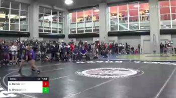 105 lbs Consi Of 8 #1 - Ava Barker, Springville vs Ariyanna Orosco, Douglas County