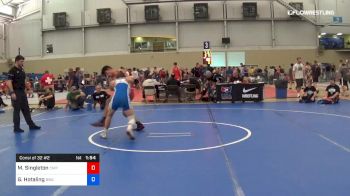 65 kg Consi Of 32 #2 - Matthew Singleton, Compound Wrestling vs Gregory Hotaling, Bearcat Wrestling Club