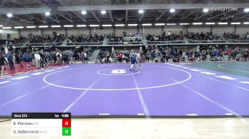 285 lbs Round Of 16 - Braden Marceau, Melrose vs Daniel DeBernardo, Milford-NH