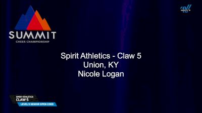Spirit Athletics - Claw 5 [2025 L5 Senior Open Coed Prelims] 2025 The Summit